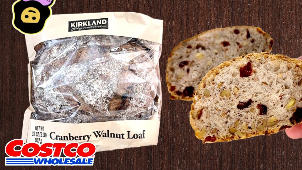 Kirkland Cranberry Walnut Loaf - Costco Product Review - YouTube