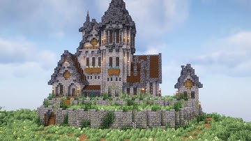 Замок в майнкрафте