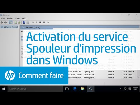 Vidéo: Comment Activer Le Service D'impression