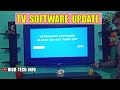 Tv software update   upgrade tv software   tv firmware update