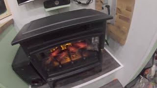 Duraflame infrared Electric Fire Place and Sub Woofer Get Mounted With Lag Bolts | Prevent Sliding by Teee's Time 18 views 1 year ago 15 minutes