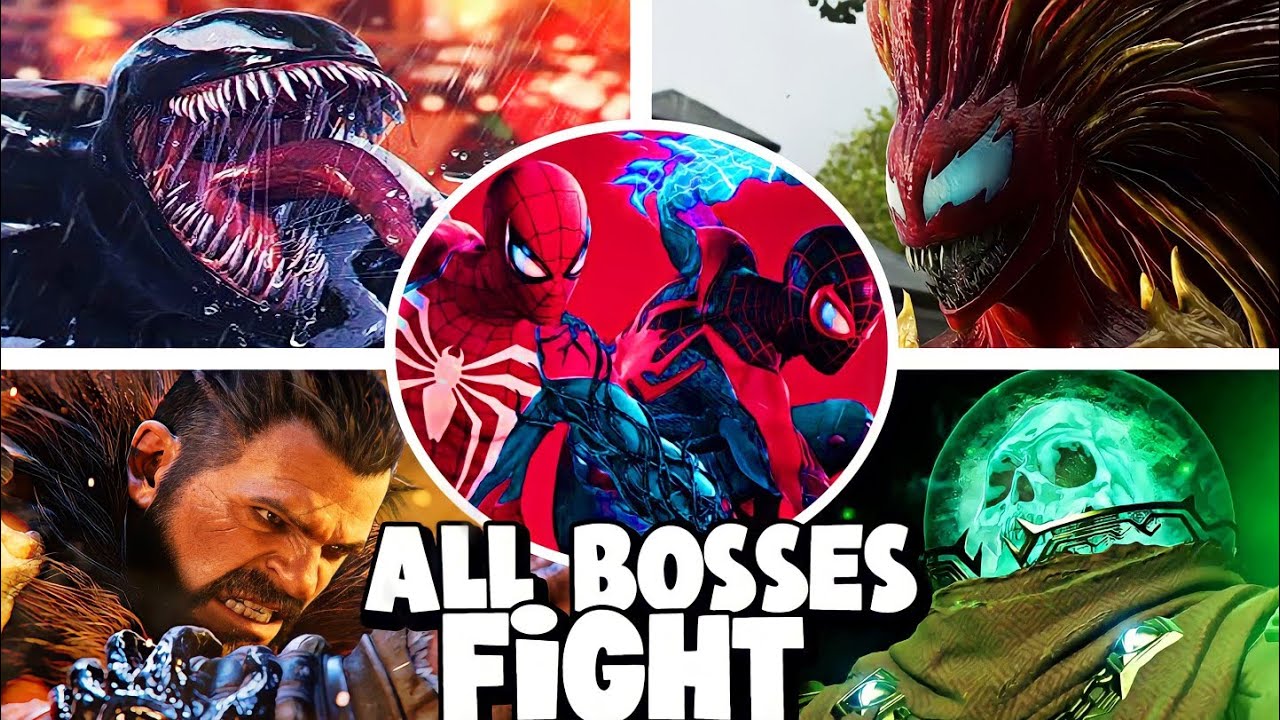 ALL BOSSES FIGHT - MARVEL SPIDER MAN 2 PS5 - YouTube