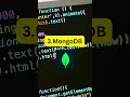 Top 5 Most Used Databases in 2024  #coding #programming #database  #db