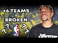 i added 6 NEW teams to the NBA and it broke the game...