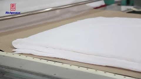 Richpeace full automatic spreading and cutting machine video