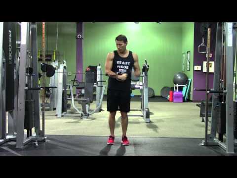 Cable Internal Rotation - HASfit Rotator Cuff Exercise Demonstration - Rotator Cuff Exercises