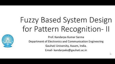 Fuzzy System-II__Lecture XII