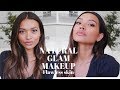 AVOID BEING CAKEY! NATURAL GLAM MAKEUP LOOK. FLAWLESS SKIN || NICOLE ELISE