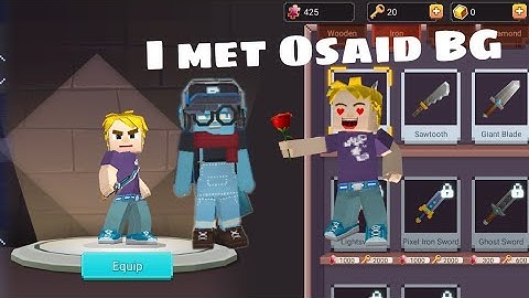 I met Osaid BG in BlockmanGo Build and Shoot