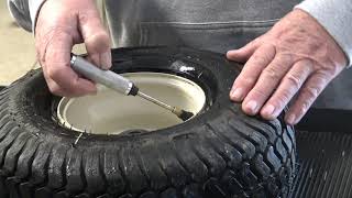 How to Remove and Repair Cub Cadet Tractor Tire