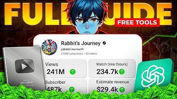 I Created Videos like @RabbitJourney99 using FREE AI Tools 🔥