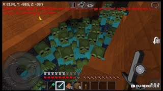 MineCraft | Found a Horde of Zombie in an underground Cave - multicraft gameplay screenshot 5
