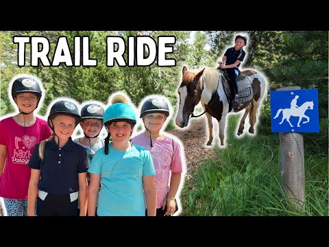 TRAIL RIDE WITH MY FRIENDS FOR MY 10th BIRTHDAY