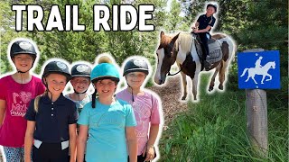 TRAIL RIDE WITH MY FRIENDS FOR MY 10th BIRTHDAY