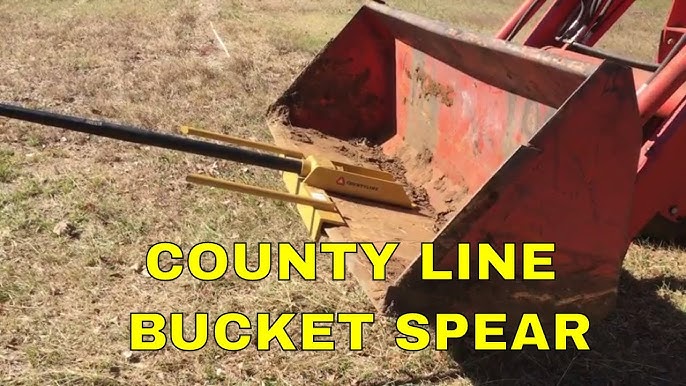 49 Universal Hay Bale Spear Bucket Attachment