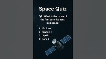 🛰️ The First Satellite in Space – Can You Guess?"#Quizspace