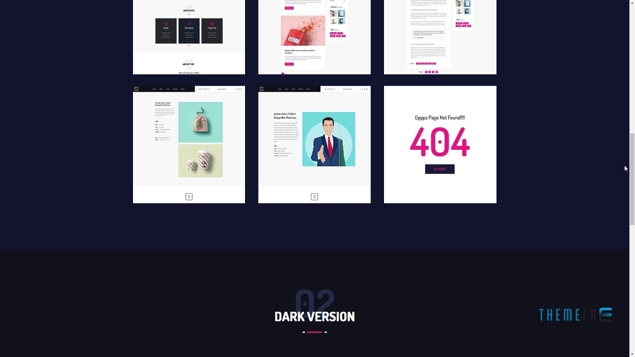 Intrinsic - Creative Personal Portfolio WordPress Themes Cheyenn