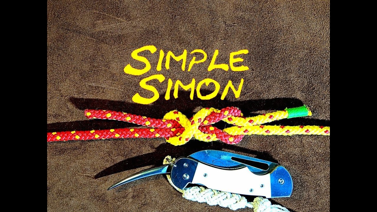 bushcraft knots pdf Simple Simon Bend - Simple Simon Bend Over - Simple Simon Bend Under - Double Crossed Simon Bend