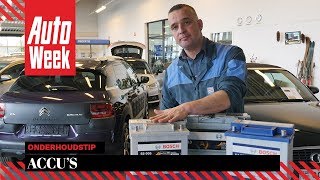 Onderhoudstip - Accu Onderhoudstip - Accu