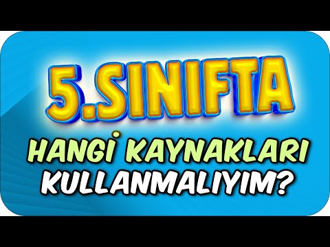 5.Sınıfta İhtiyacım Olan Kaynaklar Hangileri❓ 📘