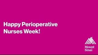 Happy Perioperative Nurses Week 2016! #MountSinaiNurse