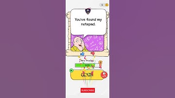 Braindom Level 224 Find the notepad.