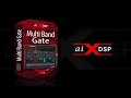 Overview of multi band gate  professional audio plugin  aixdsp