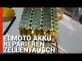 Akku Selber Bauen ELMOTO Akku reparieren - Elmoto LIPO Akku Zellentausch auf 18650 -