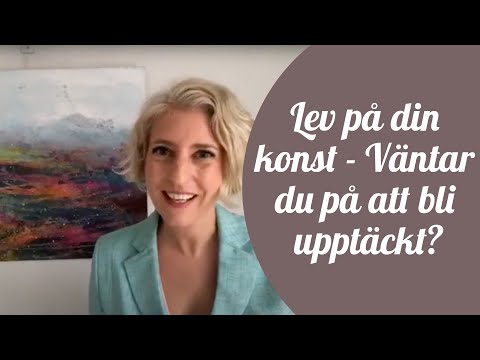 Video: Hur Man Märker Din Konst - Konstaffärsråd