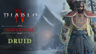 Diablo 4 Server Slam - Druid Gameplay - Full Act 1 Walkthrough - No Commentary