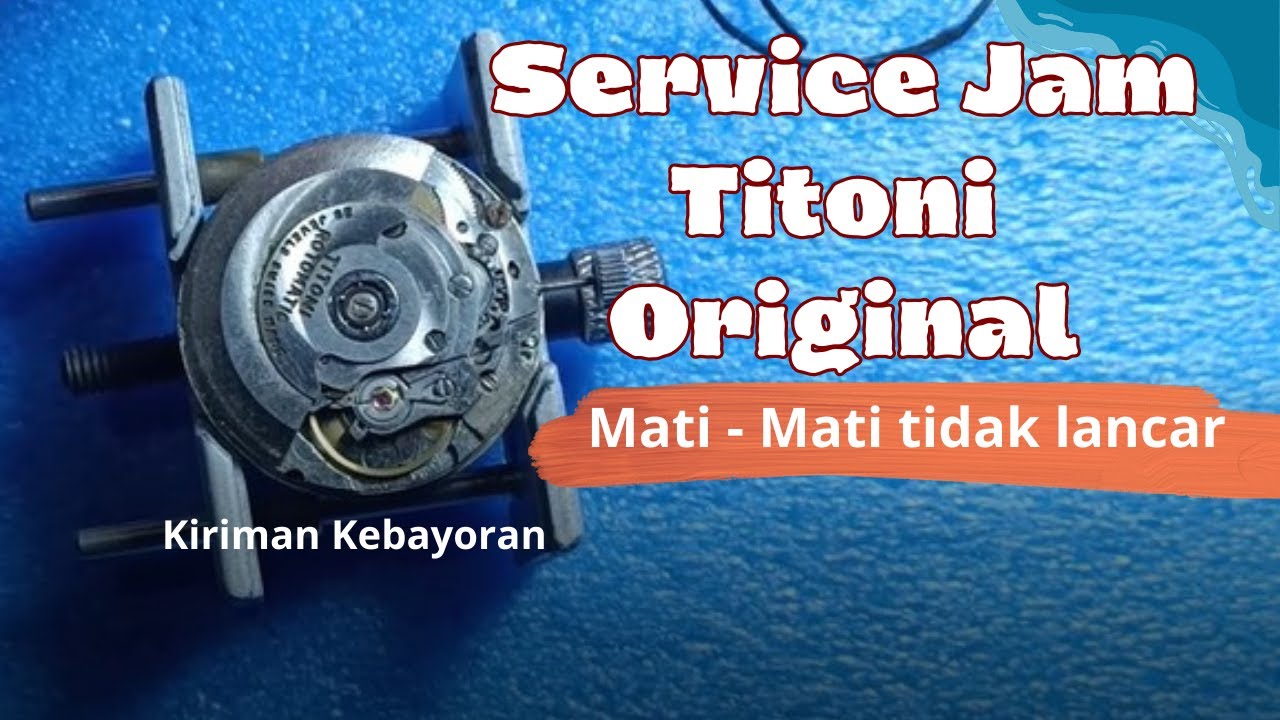 Service Jam Automatic Titoni Original Cal 2836 Mati mati