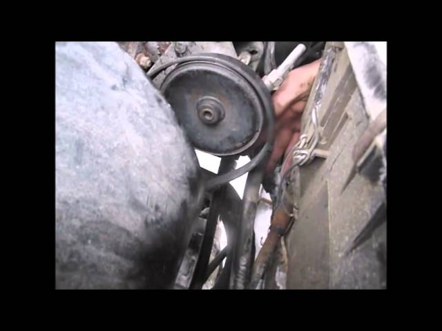 YJ Jeep Wrangler  Four Cylinder Serpentine Belt Adjustment - YouTube