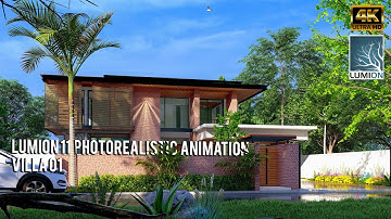 LUMION 11 || 4K CINEMATIC ANIMATION || VILLA 01 || ASEEB | 3D ARTIST