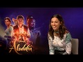 Naomi Scott (aka Jasmine) chats Aladdin with us