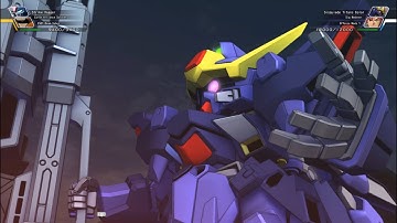 SD Gundam G Generation Cross Rays - Sisquiede (Monoeye Gundam) Titan Color ~Battle Animations~