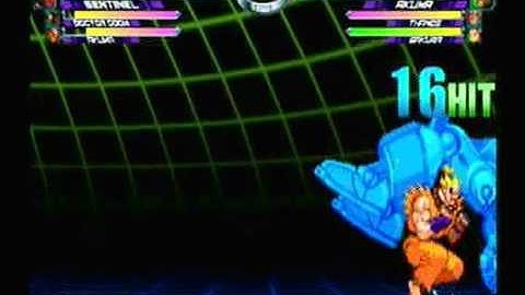 MvC2: Akuma Infinite (mid-air on Sent)