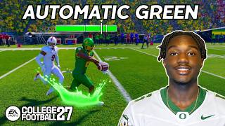Green EVERY CATCH Like a PRO in College Football 27!