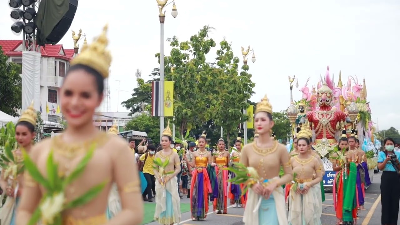 งานประเพณีตักบาตรดอกเข้าพรรษาและถวายเทียนพระราชทาน จังหวัดสระบุรี ประจำปี  2566