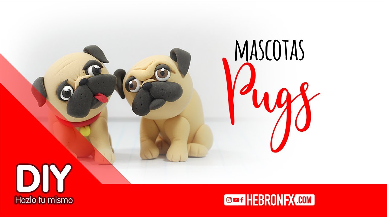 CÓMO HACER UN PERRITO PUG - Foami Moldeable FÁCIL 2/3 🐶🐕 -PLASTILINA, PORCELANICRON