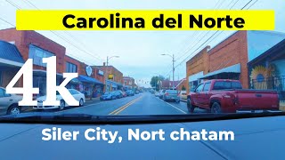 Siler City, driving tour on 4k