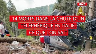 L'Italie sous le choc après la chute d'une cabine de téléphérique à Stresa