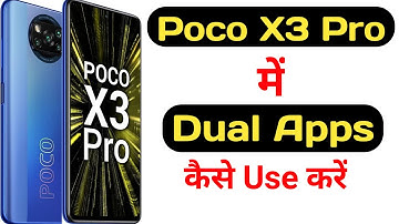 How to enable dual apps in poco x3 pro || poco x3 pro me dual apps kaise enable kare ||