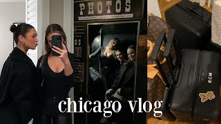 vlog: traveling to chi, shopping & girls night!! 👯‍♀️🥂💖🎀