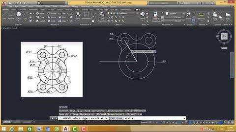 Hướng dẫn sử dụng Autocad #16_ Bài tập lệnh Line, circle, trim, mirror, fillet