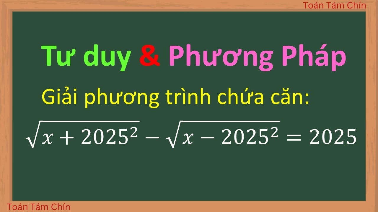 3 phương pháp cơ bản nhất giải phương trình chứa căn thức #onthivao10 #toan9 #toanhoc