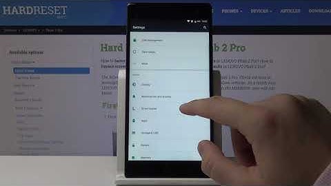 Open and Manage Vibration Mode Settings - LENOVO Phab 2 Pro