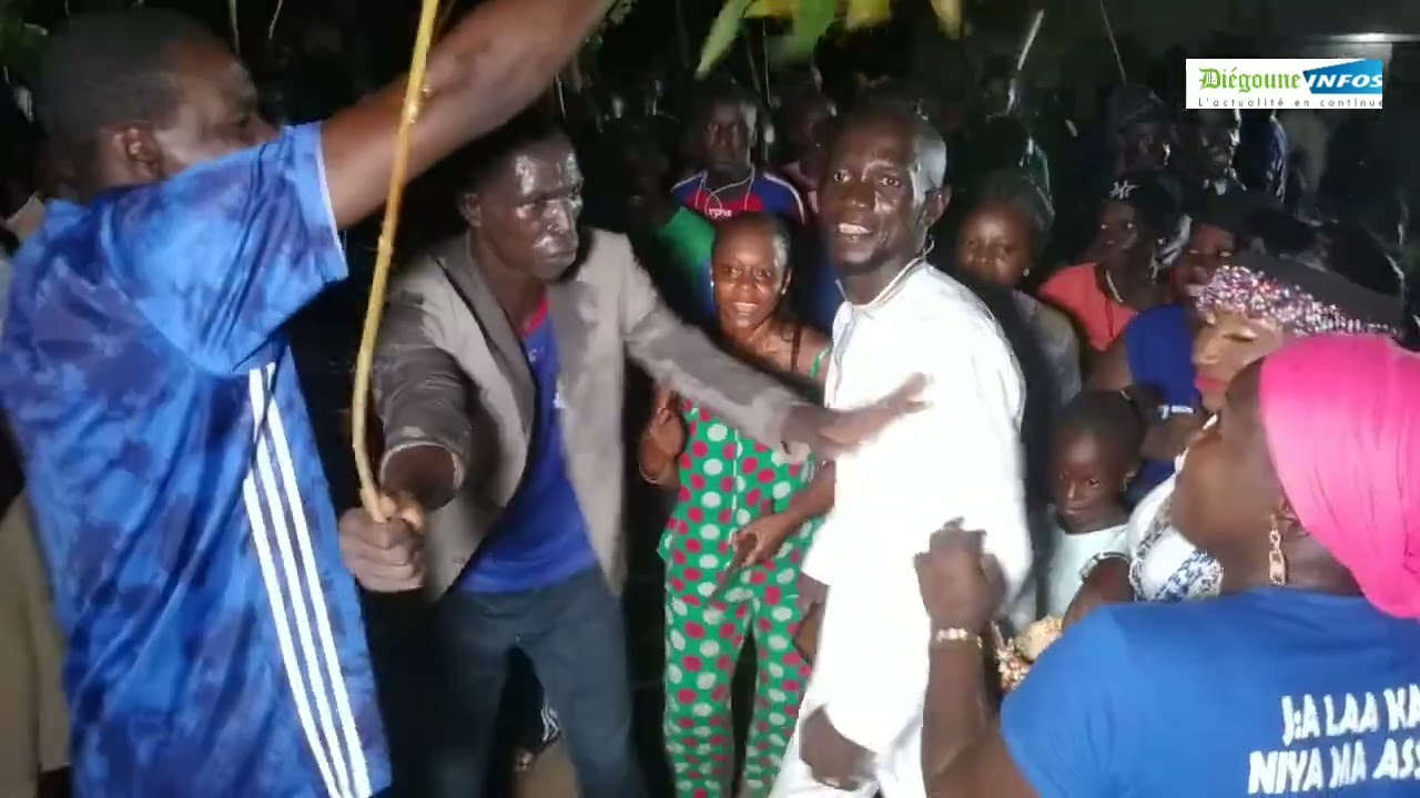 UN BEAU SPECTACLE TRADITIONNEL AU MARIAGE DE SADIO DIEDHIOU À DIEGOUNE