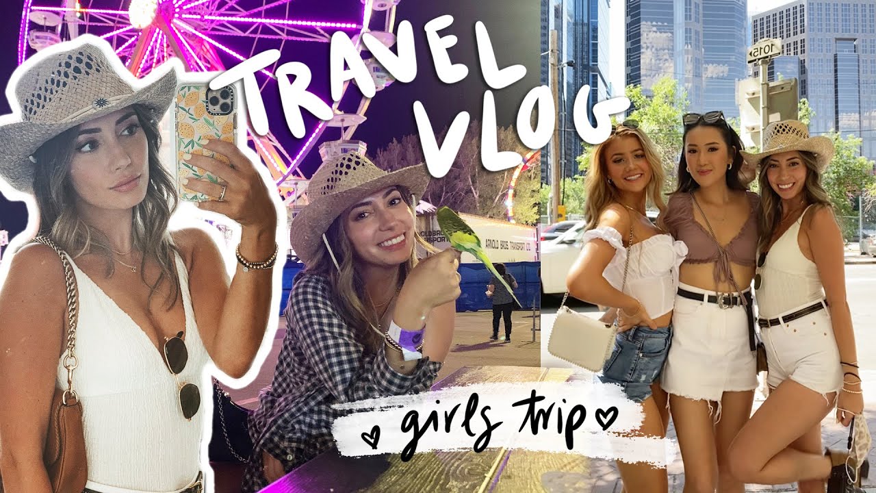 TRAVEL VLOG! flying for the first time in almost a year! girls trip!!