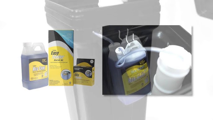 Stop waking up to rusty water. Water softener resin bed cleaner. Res Care  Easy Feeder. 