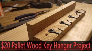 $20 Pallet Wood Key Holder For Etsy or Craft Fairs